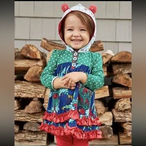 NWT Matilda Jane Holiday bear dress